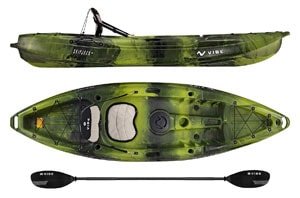 Vibe-Kayaks-Skipjack-90-9-Foot-Angler-and-Recreational-Sit-on-Top-Light-Weight-Fishing-Kayak