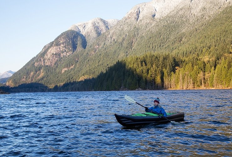 kayak in nature