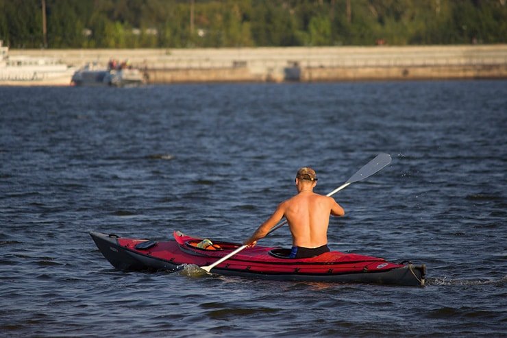 kayak upper body use