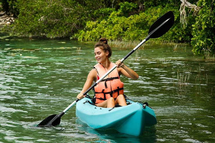 solo kayaking